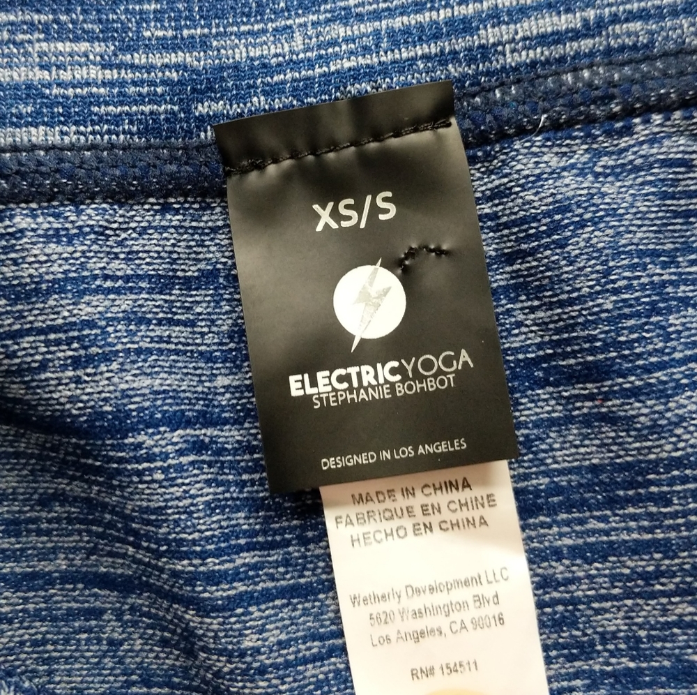 Electric Yoga Seamless Ombre Crop Leggings Xs/S View 2